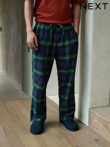 أخضر - Signature Nova Fides Long Check Pyjama Bottoms (W69523) | ‏260 ر.س.‏