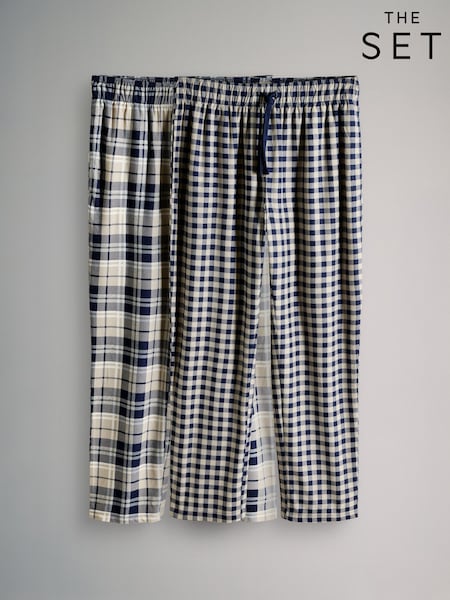 The Set 2 Pack Wide Leg Supersoft Lounge Pants (W69635) | ‏10 ر.ع.‏