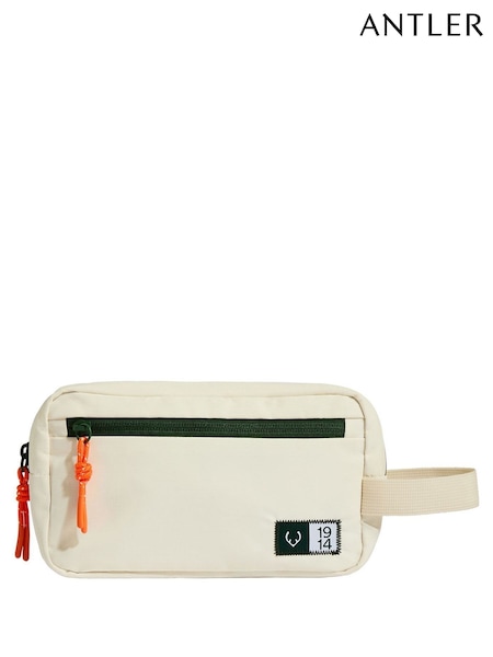 Antler Cream Essential Wash Bag in Stone (W70167) | € 39