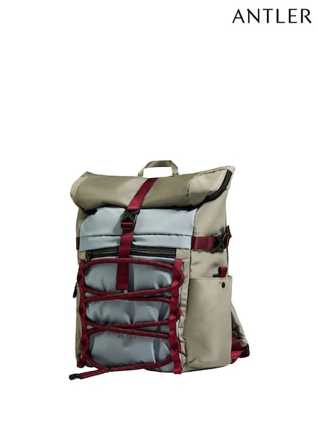 Antler Blue Discovery Roll Top Backpack in Mist Blue (W70172) | € 203