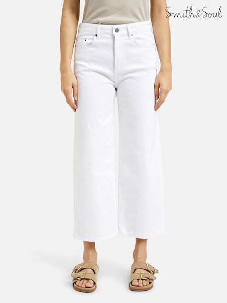 Smith & Soul White Anna Culotte Jeans (W70205) | €132