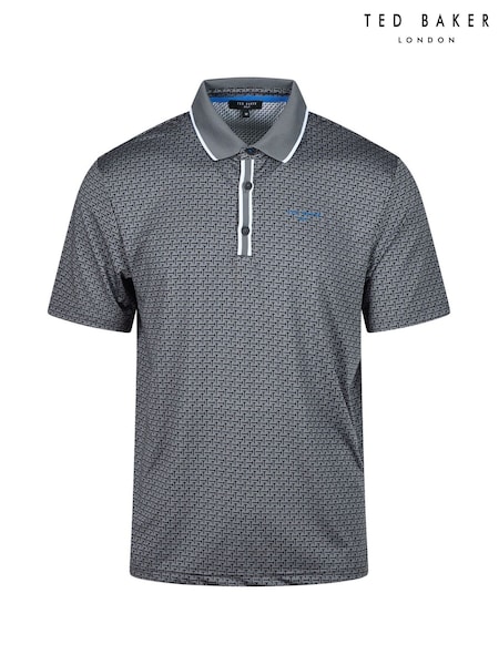Ted Baker Grey Parre Men's Golf Polo Shirt (W70212) | €63