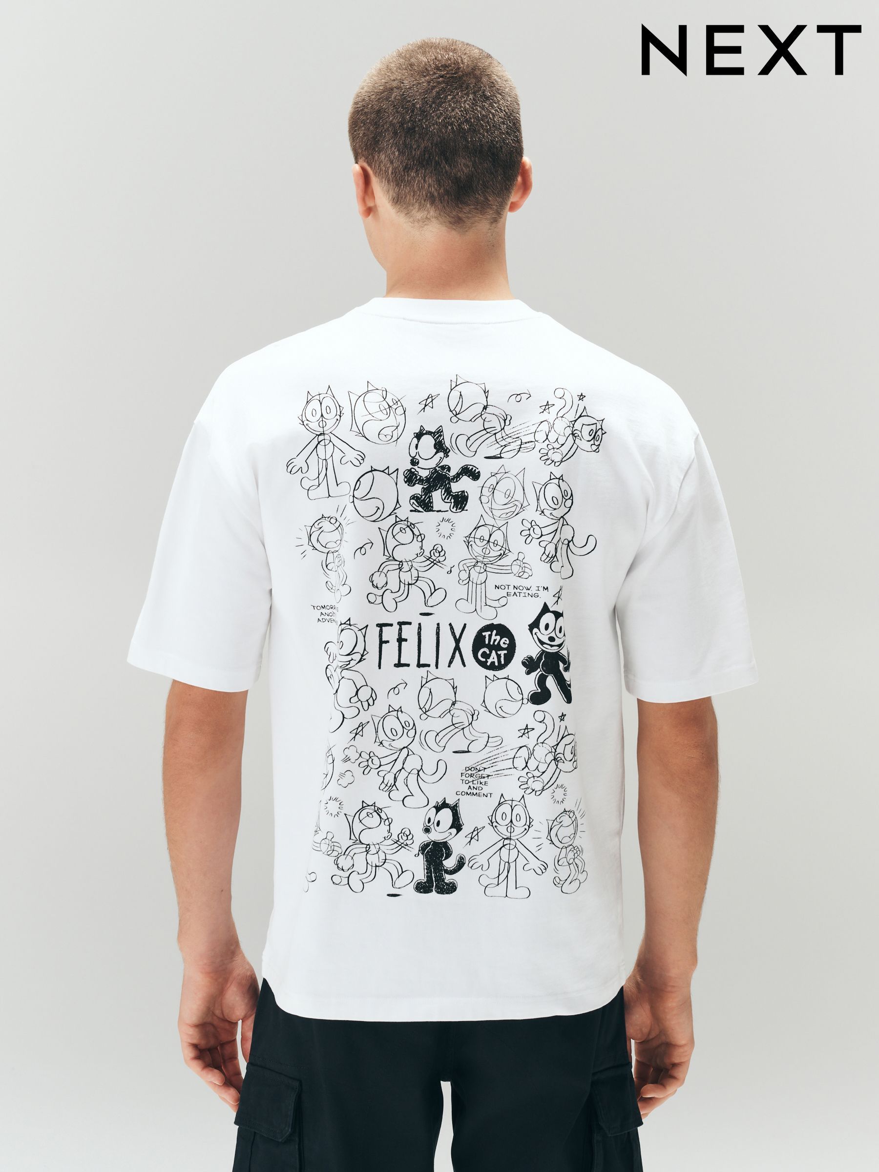 Buy Men's T Shirts Graphic Back Print Online | Next USA