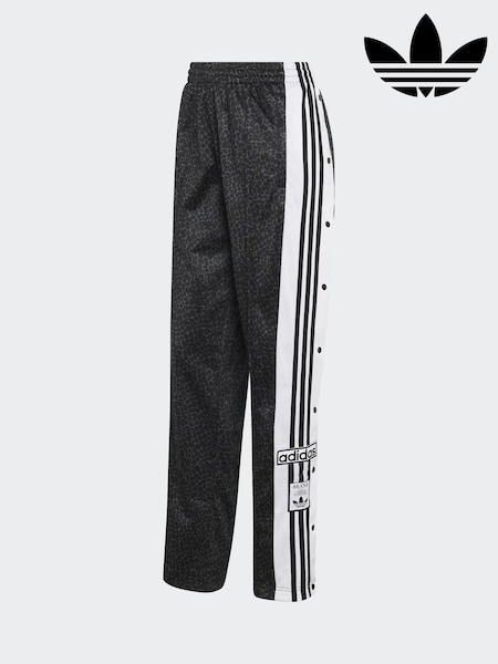 Negru - adidas Originals All Over Animal Print Adibreak Trousers (W70575) | 559 LEI