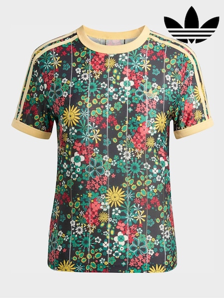 adidas Originals Black 3-Stripe Slim T-Shirt (W70722) | AED204