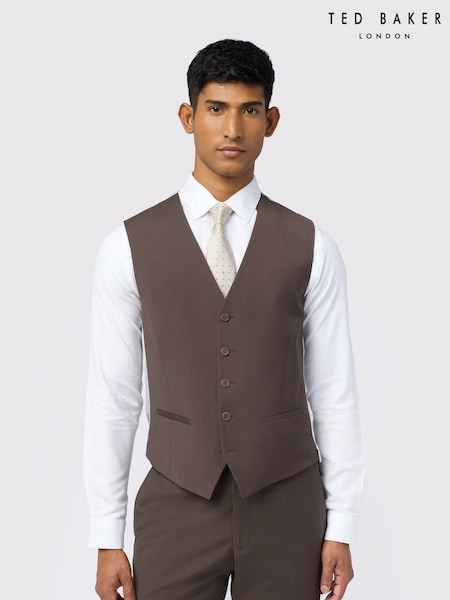 Ted Baker Tailoring Natural Tonic Waistcoat (W70785) | AED641