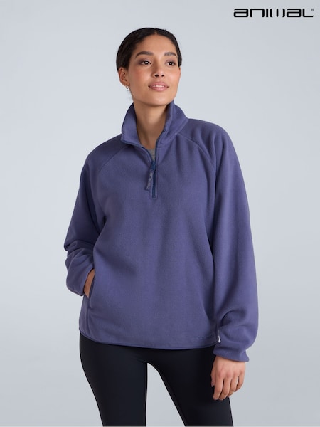 Animal Blue Womens Stockholm Half-Zip Fleece (W70914) | €37