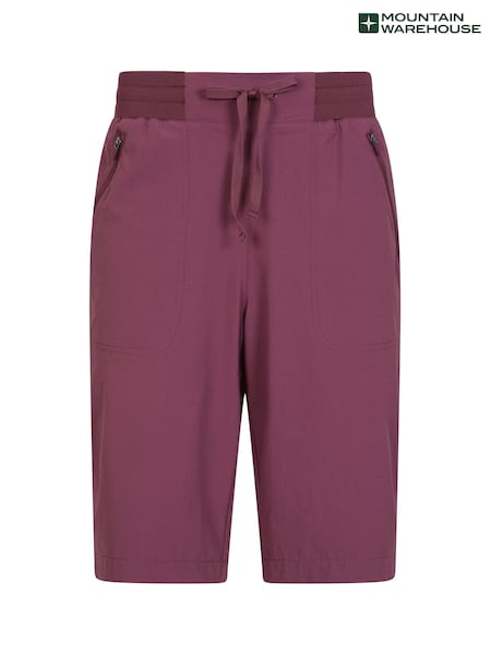 Mountain Warehouse Purple Womens Explorer Long Shorts (W71001) | R$ 295