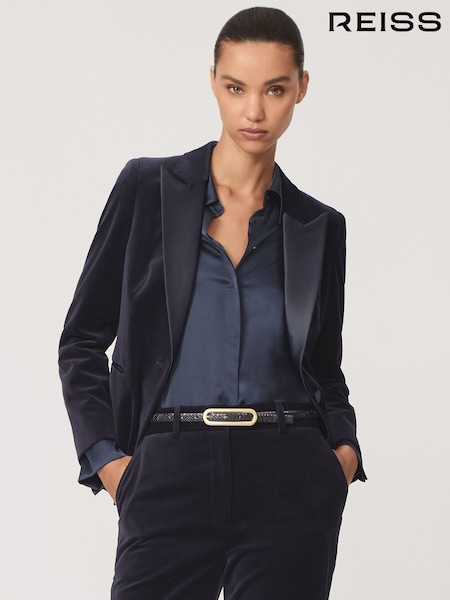 Reiss Navy Verda Suit Jacket (W71089) | €365