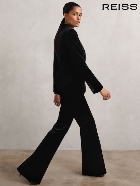 Reiss Black Myrtle Petite Trousers (W71107) | AED1,296