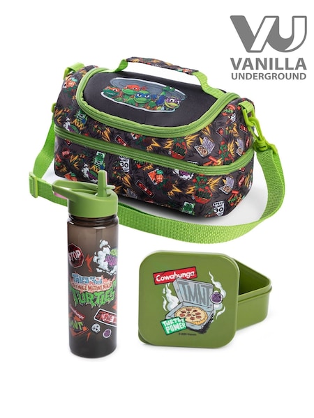 Vanilla Underground Green Boys Teenage Mutant Ninja Turtles Lunch Bag, Lunch Box and Bottle Set (W71274) | €32