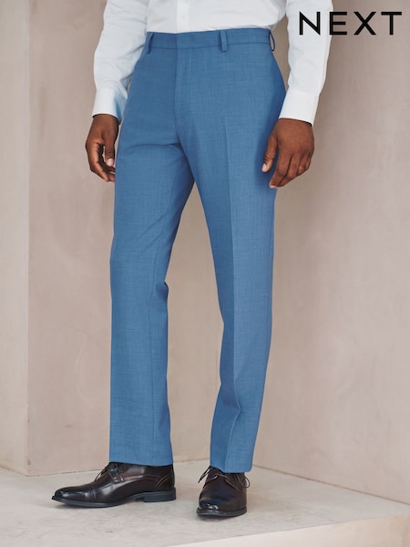 Azul - Corte sartorial - Slim Fit Motion Flex Wool Blend Suit Trousers (W71318) | 71 €