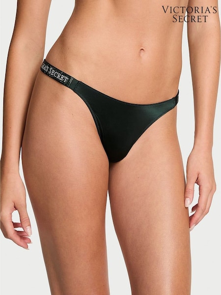 Victoria's Secret Cilantro Green Thong Shine Strap Knickers (W71349) | €25