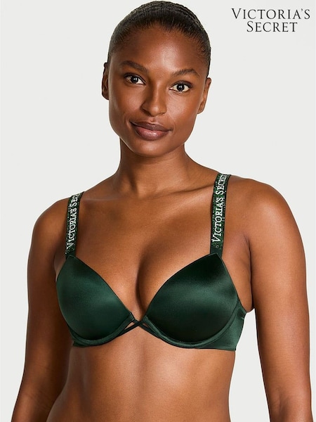 Victoria's Secret Cilantro Green Push Up Shine Strap Bra (W71629) | €77