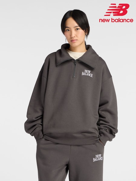 New Balance Linear Heritage Half Zip Top (W72048) | 447 LEI