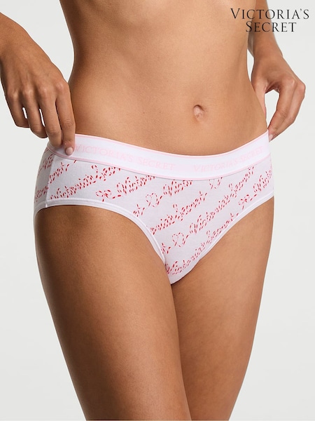Victoria's Secret White Script Hipster Logo Knickers (W72094) | €11.50