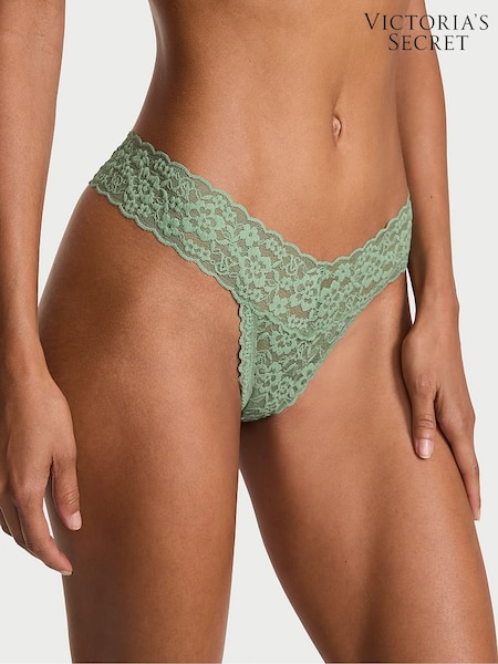 Victoria's Secret Simply Sage Green Thong Knickers (W72120) | €13