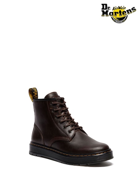 Dr. Martens Brown Brookline Chukka Crazy Horse Shoes (W72159) | €172