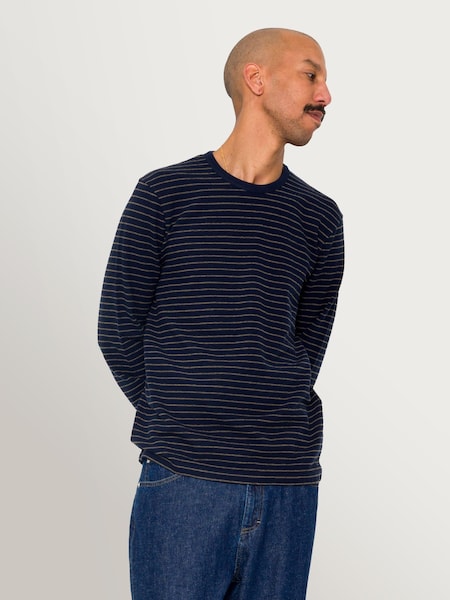 Folk Long Sleeve Textured Stripe T-Shirt (W72201) | 113 €