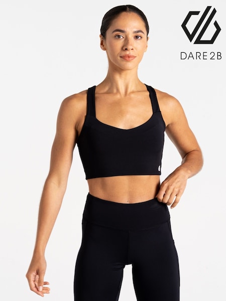 Schwarz - Dare 2b Womens Swift III Sports Bra (W72255) | 44 €