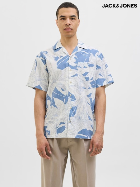 JACK & JONES Floral Print Resort Shirt (W72337) | 42 €