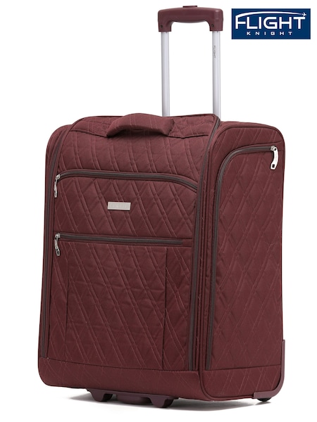 Flight Knight 56x45x25cm Easy Jet Overhead Soft Case Cabin Carry On Suitcase Hand Mono Canvas Luggage (W72490) | €63