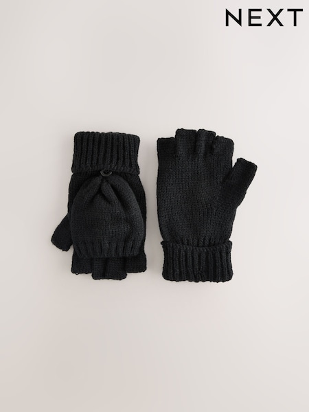 Black Fingerless Gloves (3-16yrs) (W72625) | €9 - €11