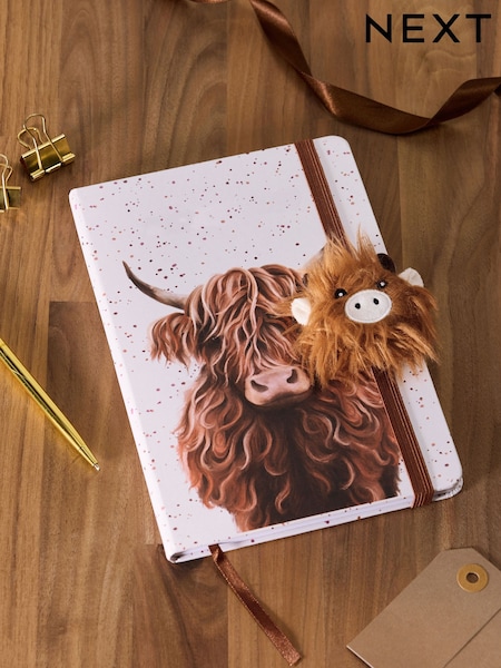 Hamish the Highland Cow A5 Lined Notebook (W72727) | €10