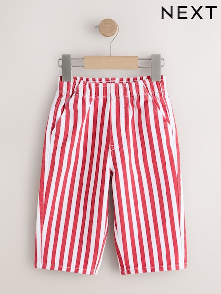 Rot/Ecru - Pull On Wide Trousers (3mths-7yrs) (W73034) | 18 € - 21 €