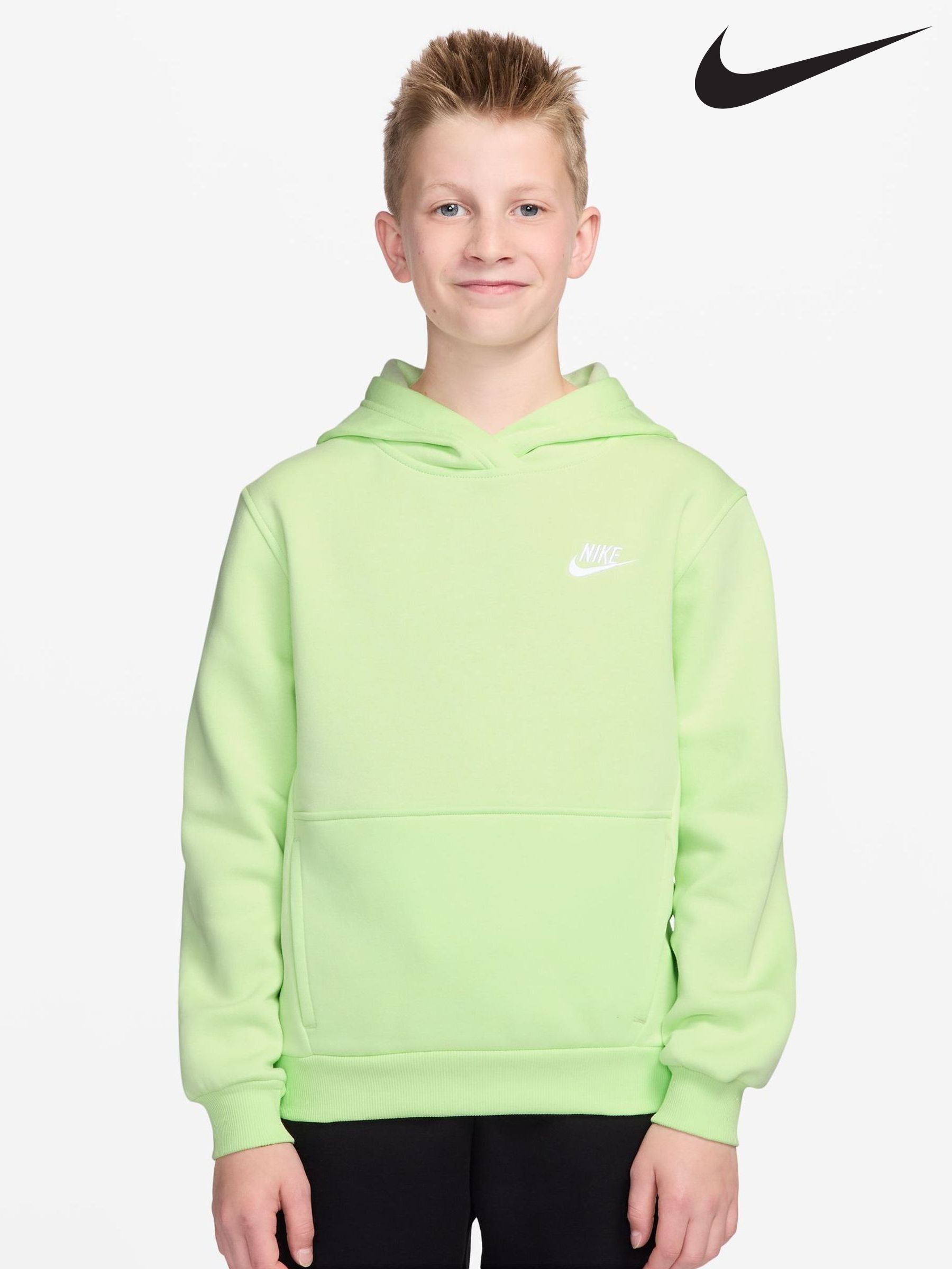 neon green nike pullover