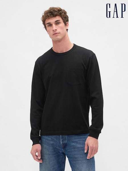 Gap Black Heavyweight Relaxed T-Shirt (W73203) | €46