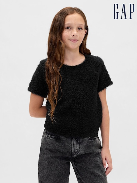 Gap Black Eyelash Sweatshirt (4-13yrs) (W73214) | €28