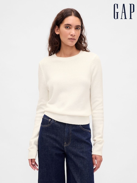 Gap Cream CashSoft Crew Neck Jumper (W73228) | €45