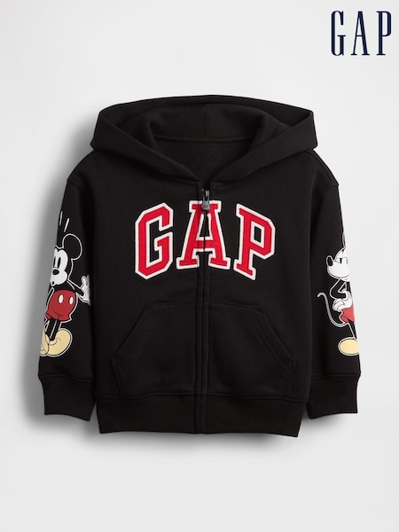 Gap Black Disney Vintage Soft Zip Hoodie (6mths-5yrs) (6mths-5yrs) (W73234) | €50