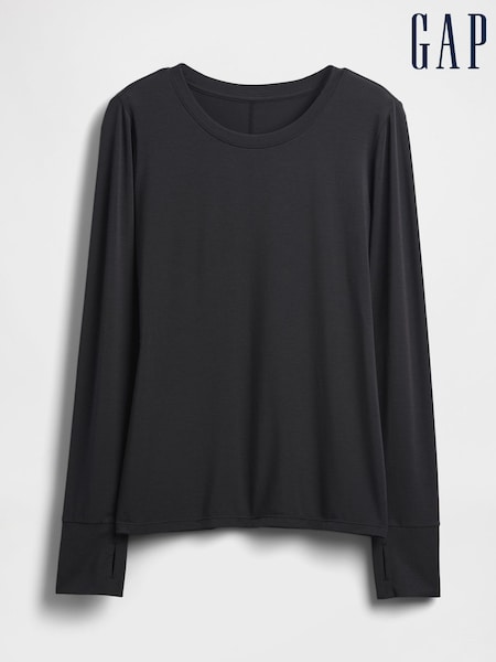 Gap Black Breathe Long Sleeve T-Shirt (W73253) | €38