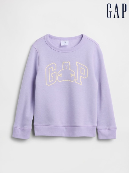 Gap Purple Logo Sweatshirt (6mths-5yrs) (W73284) | €21