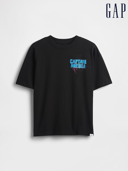 Gap Marvel Relaxed Graphic Short Sleeve T-Shirt (4-13yrs) (4-13yrs) (W73292) | € 18
