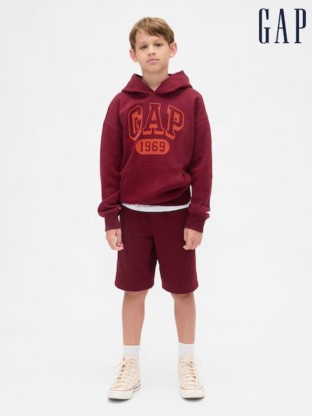rdeča - Gap VintageSoft Logo Hoodie (4-13yrs) (4-13yrs) (W73350) | € 33