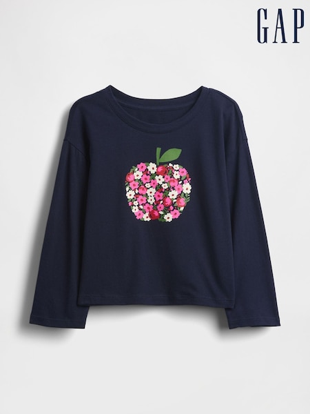 Gap Navy Blue Mix and Match Graphic T-Shirt (6mths-5yrs) (6mths-5yrs) (W73359) | €17