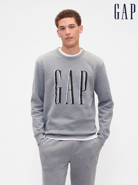 Gap Light Grey Logo Sweatshirt (W73362) | €33