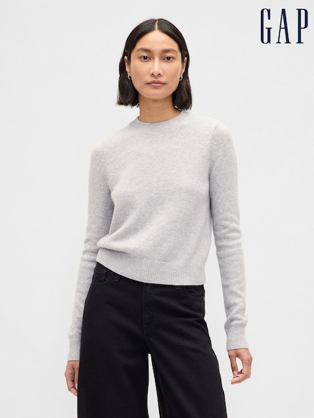 Gap Grey CashSoft Crew Neck Jumper (W73419) | €45