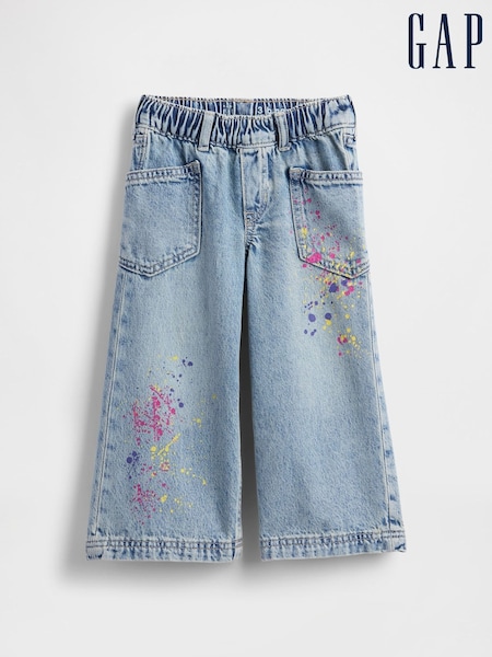 Gap Blue Pull On Baggy Wide-Leg Jeans (6mths-5yrs) (6mths-5yrs) (W73456) | €33
