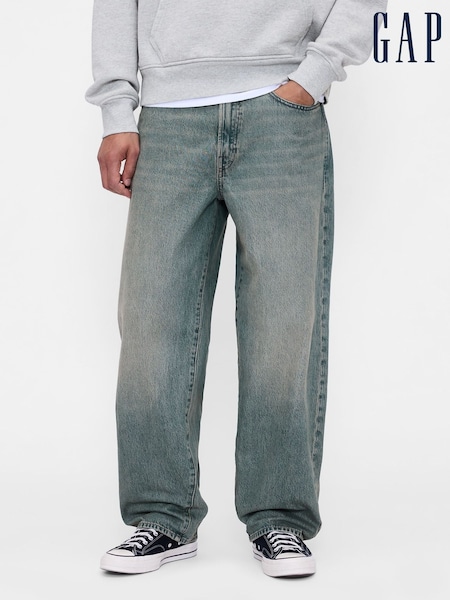 Gap Washed Blue Baggy Jeans (W73464) | €73