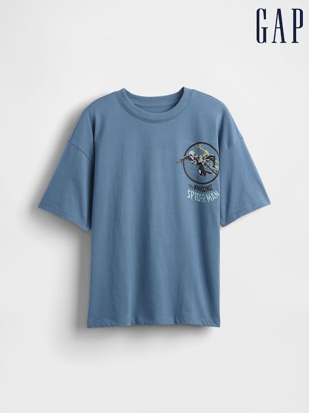 Gap Marvel Relaxed Graphic Short Sleeve T-Shirt (4-13yrs) (4-13yrs) (W73473) | € 18