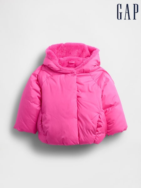 Gap Pink Cosy Puffer Jacket (W73520) | €80