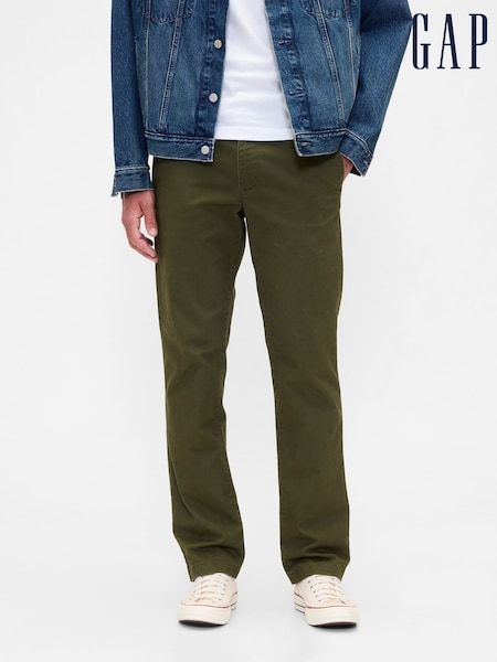 Gap Green Essential Chinos in Straight Fit (W73560) | €61