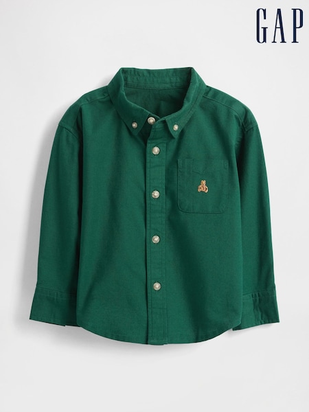 Gap Green Oversized Oxford Shirt (6mths-5yrs) (6mths-5yrs) (W73581) | €24