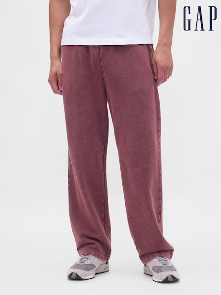 Gap Washed Red Heavyweight Relaxed Joggers (W73585) | €66