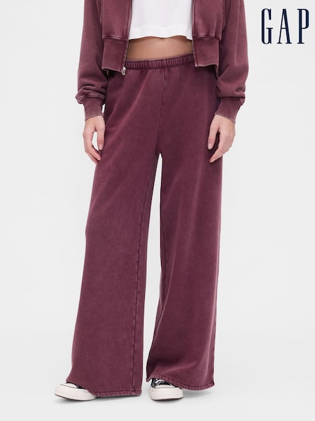 Gap Red VintageSoft Baggy Wide-Leg Joggers (W73603) | €58