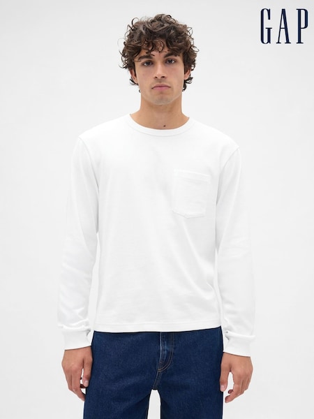 Gap White Heavyweight Relaxed T-Shirt (W73608) | €46